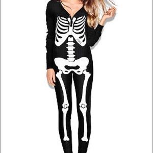 Victoria’s Secret SKELETON onesie NWOT